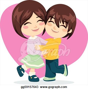 Vector Art   Brother Sister Love  Clipart Drawing Gg59157643   Gograph