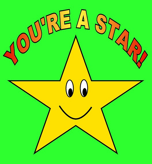 You Re A Star On Green Clipart Sketch  15 Cm   Flickr   Photo Sharing