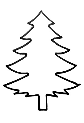 24 Christmas Tree Outline Free Cliparts That You Can Download To You
