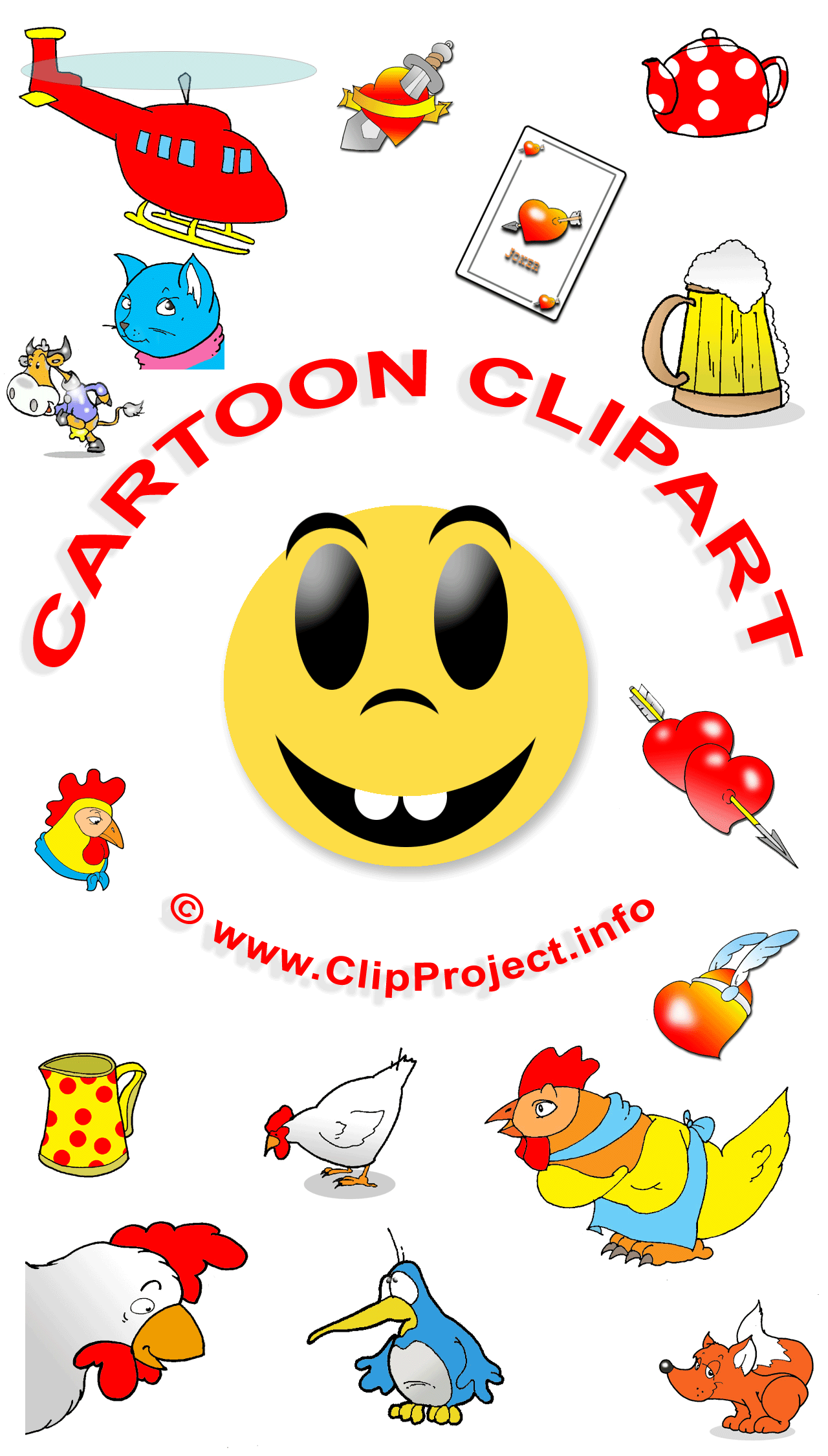 Big Poster With Free Cartoon Clipart Cliparts Clip Art Images