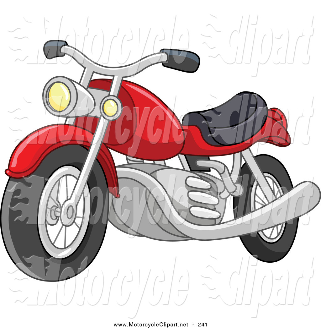 Cartoon Motorcycle Clip Art
