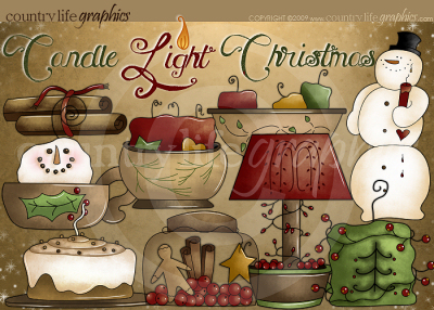 Christmas Graphics At Country Life Graphics   Candlelight Christmas