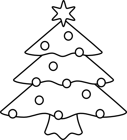 Christmas Tree Clip Art At Clker Com   Vector Clip Art Online Royalty