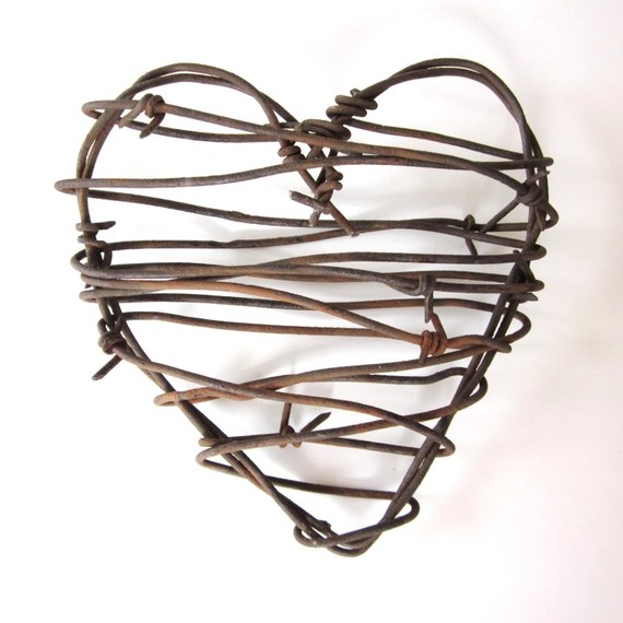 Dishfunctional Designs  Beautiful Upcycled Barbed Wire Creations