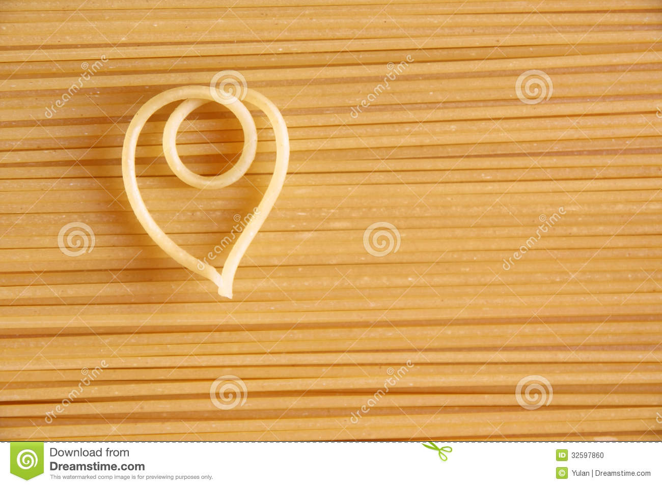Heart Shaped Noodle Stock Photo   Image  32597860