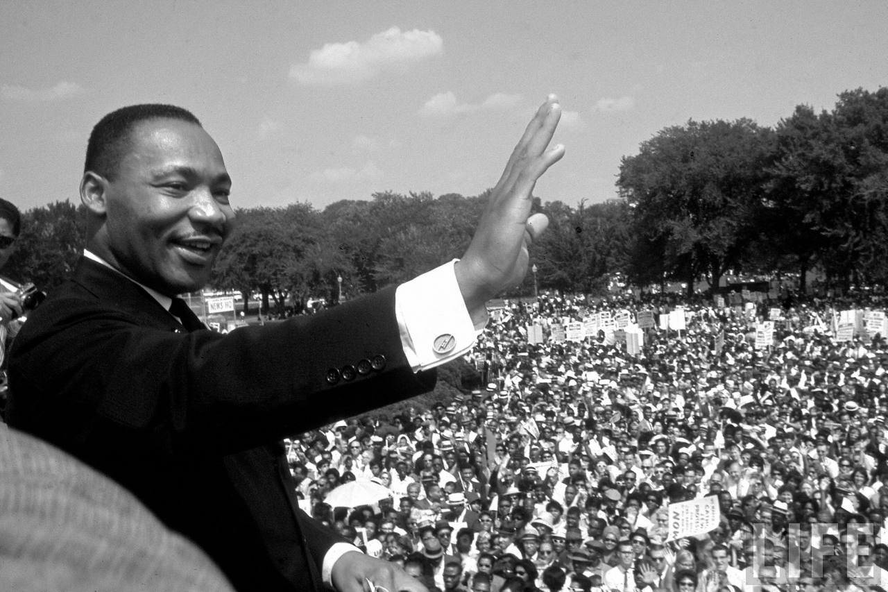 Martin Luther King At The Freedom March August 1963 Photographed By    