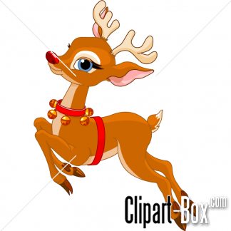Related Christmas Deer Cliparts  