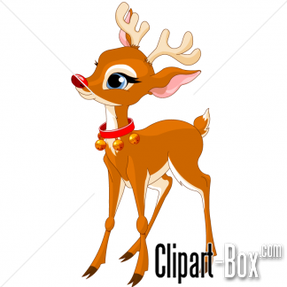 Related Christmas Deer Cliparts