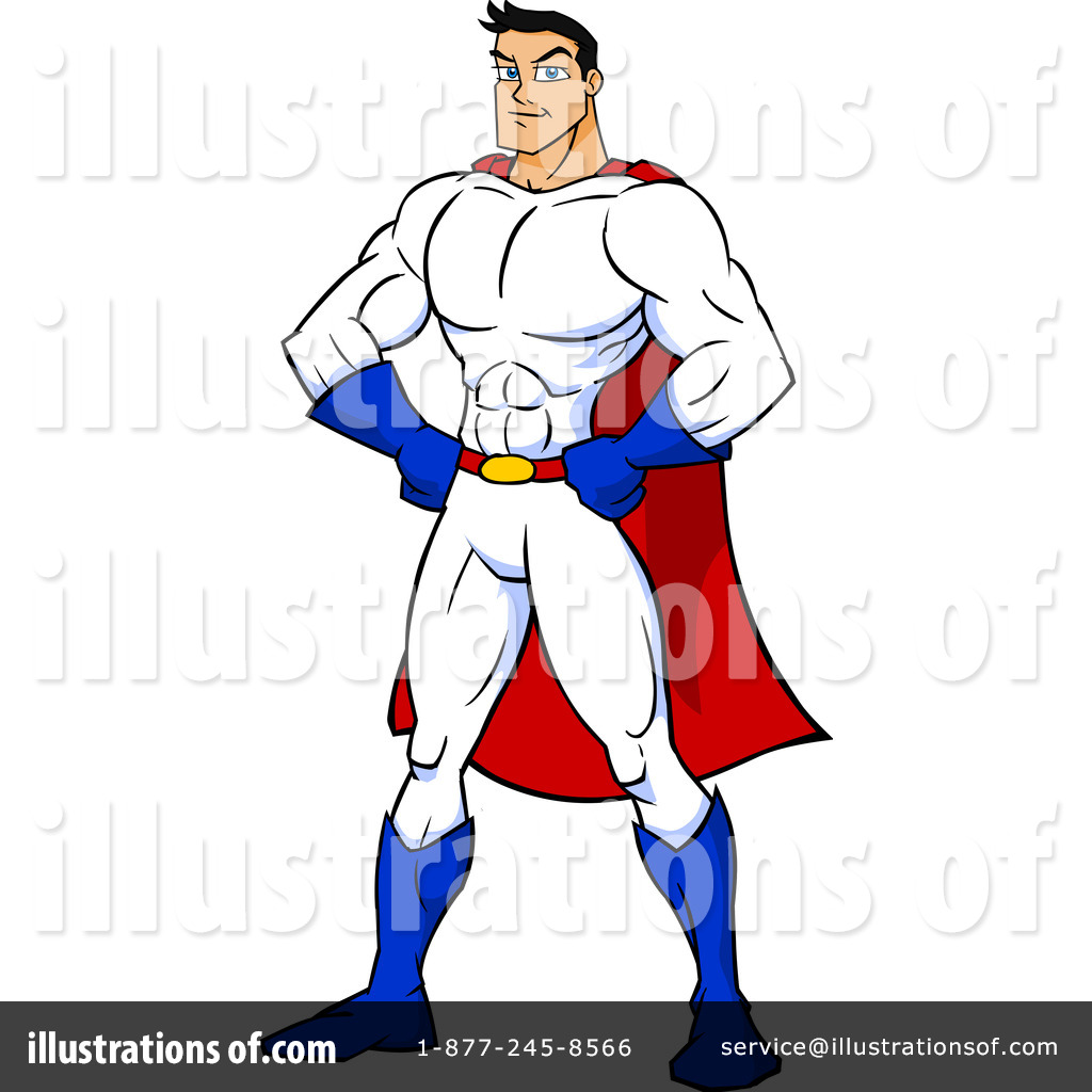 Royalty Free  Rf  Super Hero Clipart Illustration By Cartoon Solutions