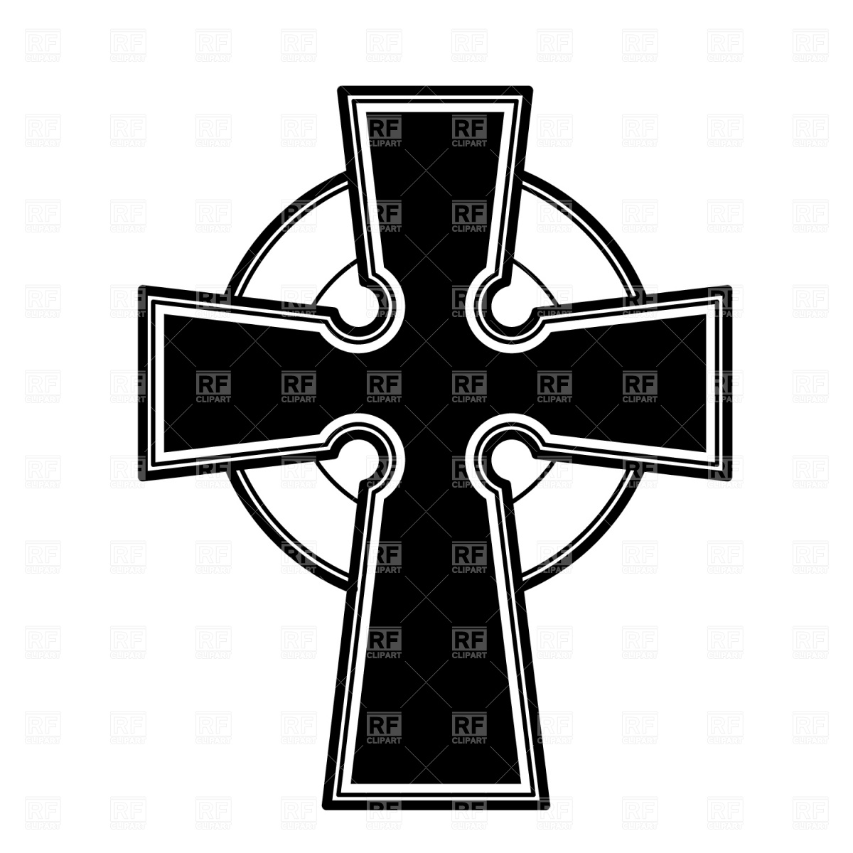 Simple Black Cross Clip Art Celtic Cross Clipart Celtic Cross Symbol