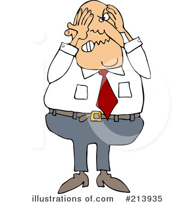 Stressed Person Clipart  Rf  Stress Clipart