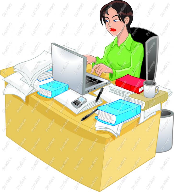 Stressed Woman Clip Art   Royalty Free Clipart   Vector Cartoon