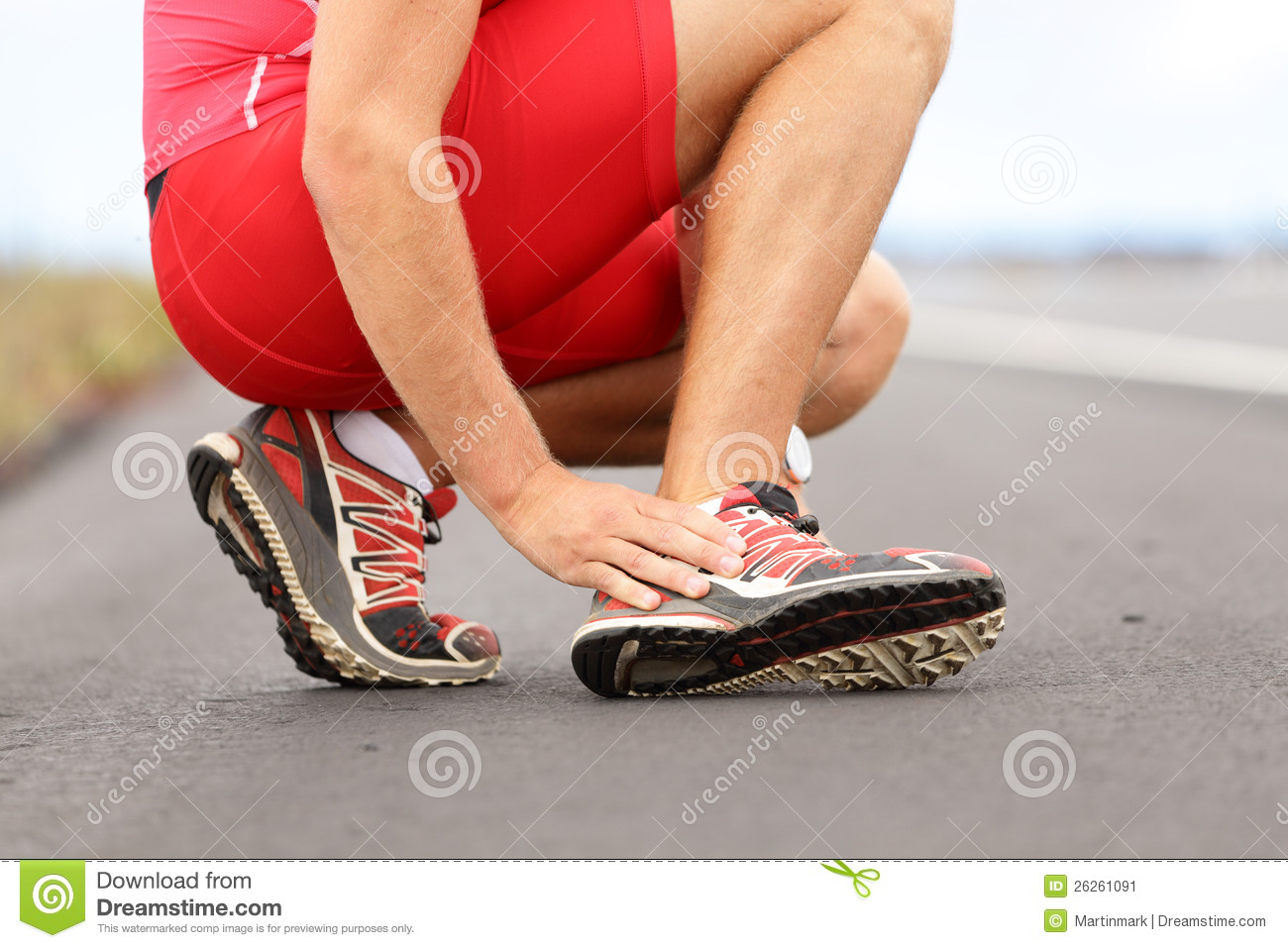 Twisted Ankle Stock Image   Image  26261091