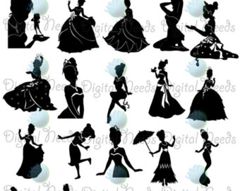 20 Princess Tiana Disney Silhouette S Clip Art   Disney Princess   Png    