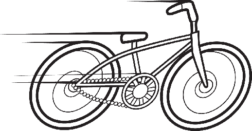Bike Outline Clipart
