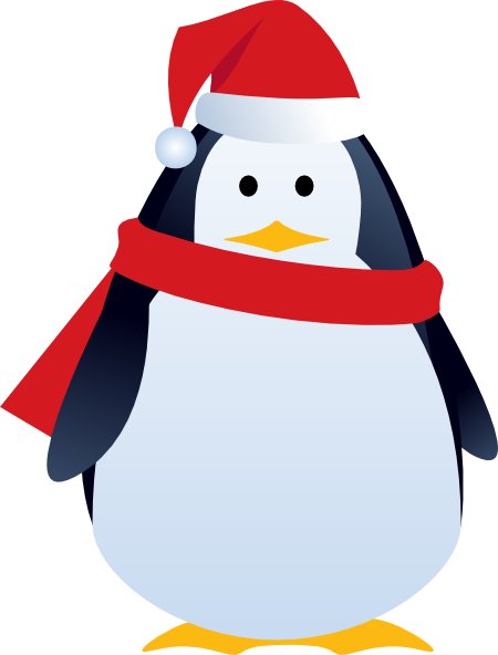 Christmas Penguin Clip Art At Clker Com   Vector Clip Art Online