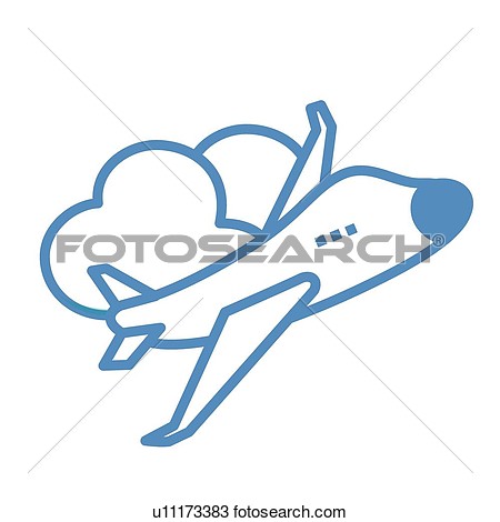 Clipart Of Clouds Icons Flight Airplanes Airplane Cloud Icon