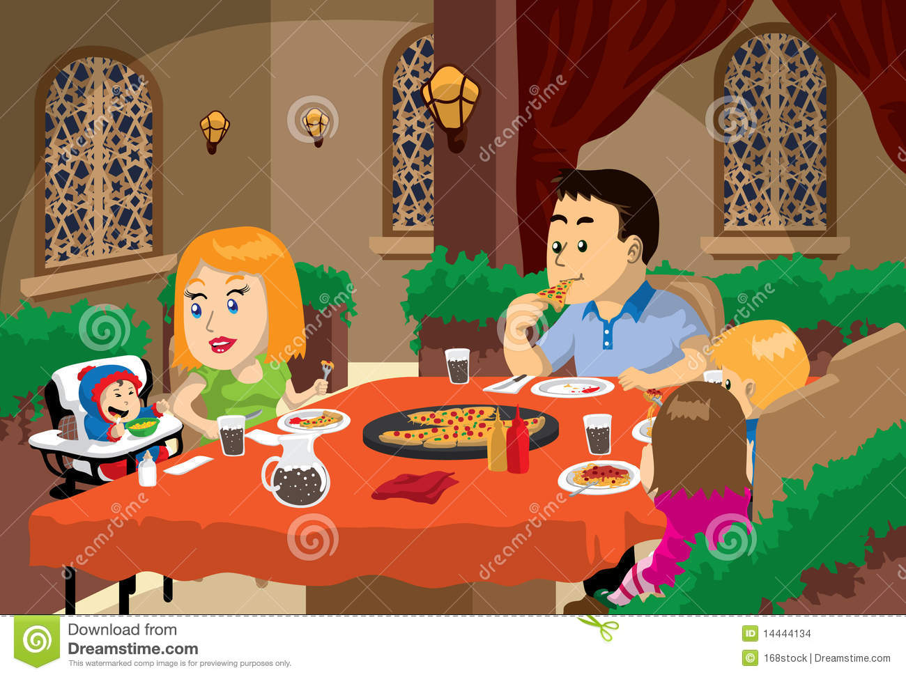Clipart Restaurant Family Images   Pictures   Becuo