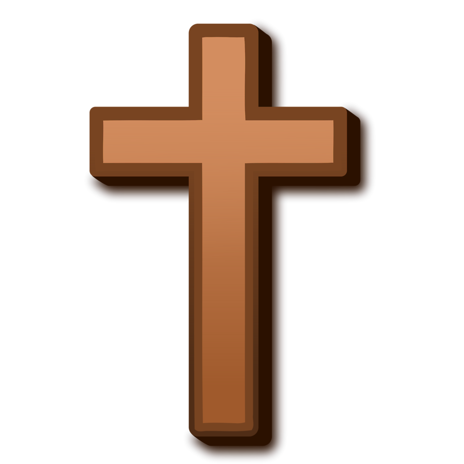 Cross   Free Stock Photo   Illustration Of A Brown Cross     16818