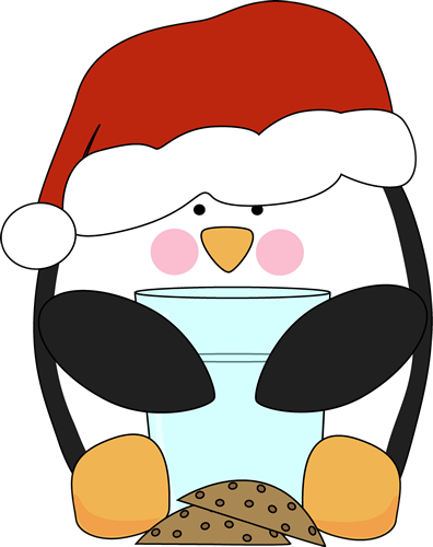 Cute Christmas Penguin Clipart   Animalgals