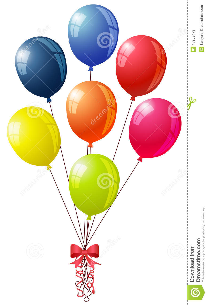 More Similar Stock Images Of   Shiny Vibrant Balloons Bouquet