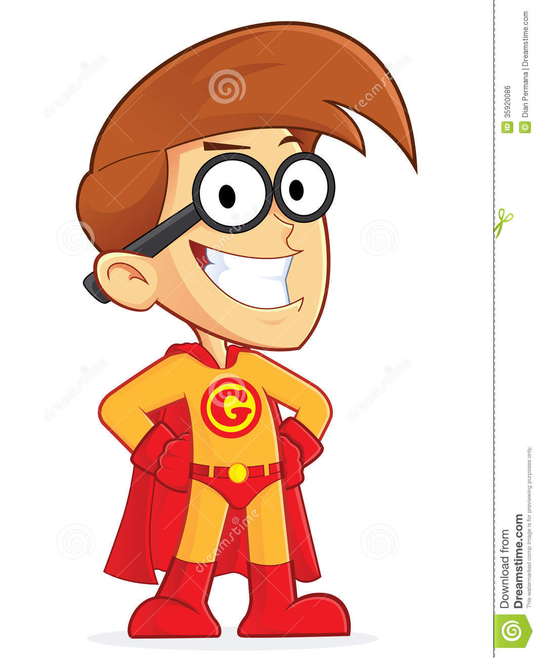 Superhero Nerd Geek Royalty Free Stock Image   Image  35920086
