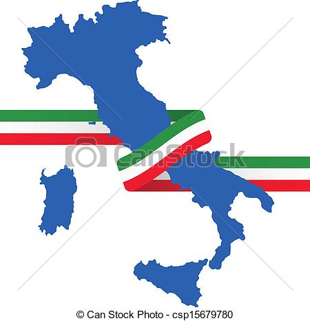 Vector   Ribbon Italy   Stock Illustration Royalty Free Illustrations