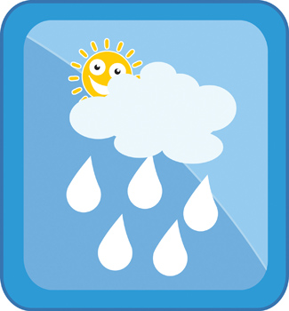 Weather Animated Clipart Sun Rain Classroom   Jobspapa Com
