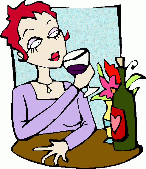 Woman Drinking 1 Clipart   Woman Drinking 1 Clip Art