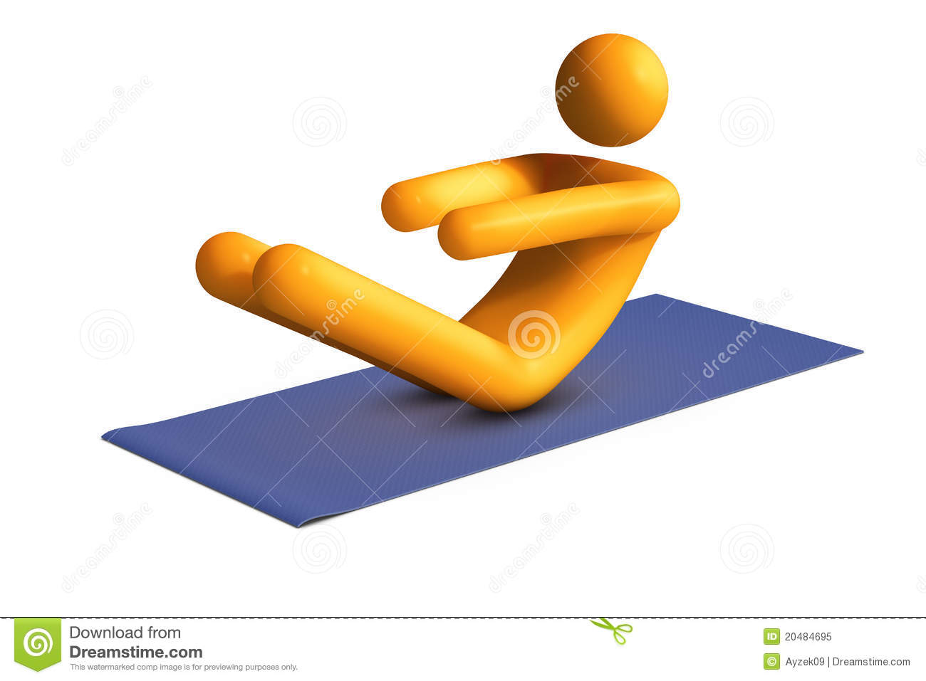 3d Rendered Image Stick Figure Exercising Mr No Pr No 2 510 1