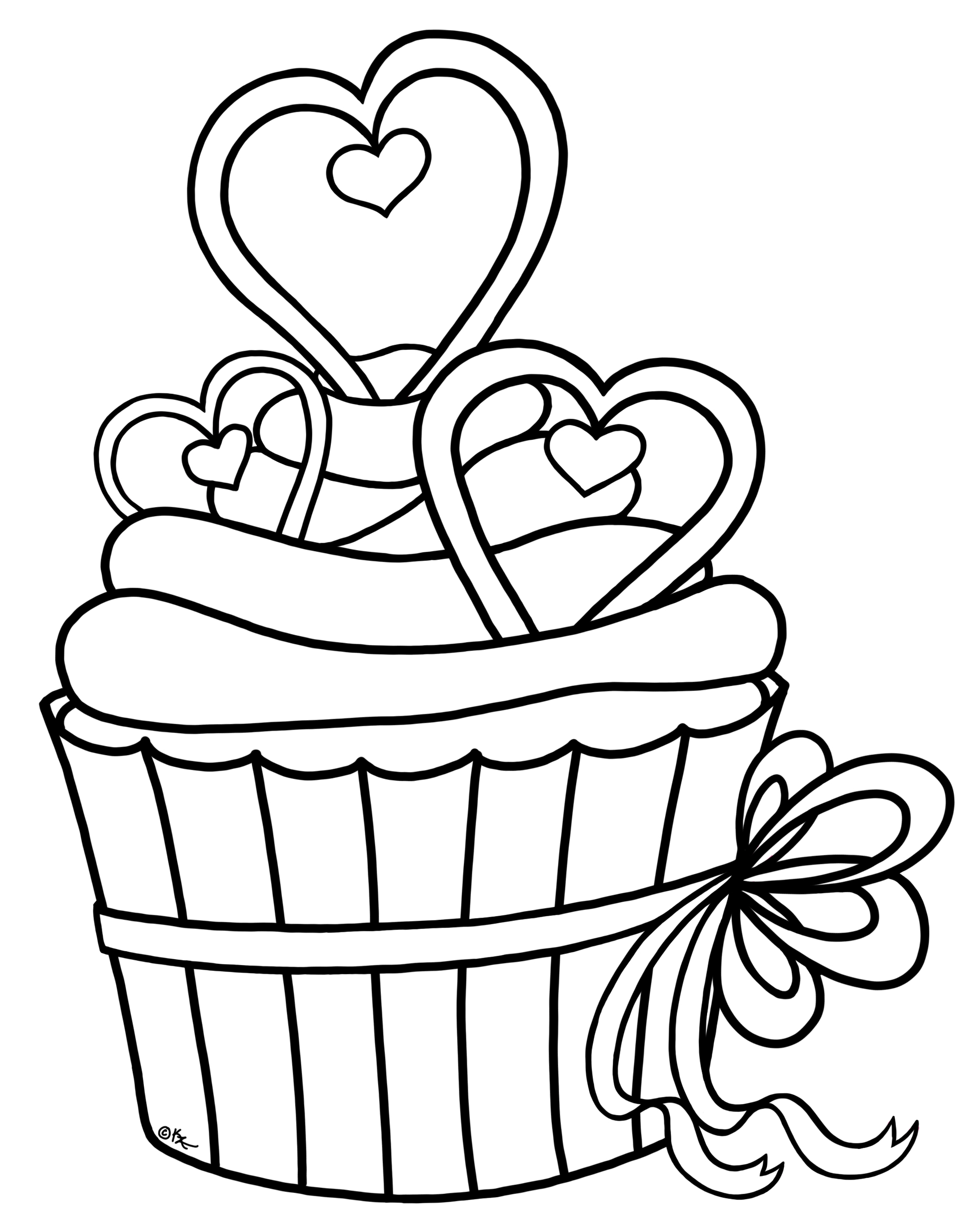 Cupcake Outline Clip Art   Cliparts Co