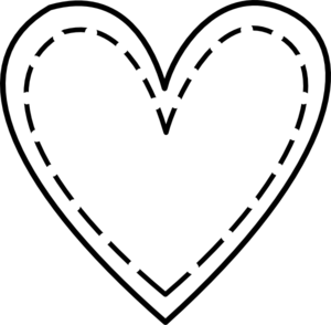 Double Heart Outline Clip Art At Clker Com   Vector Clip Art Online