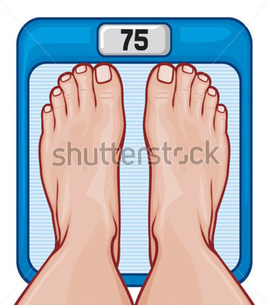 Feet On The Scale Scale Spot Diet Program Concept Human Scales Feet On    