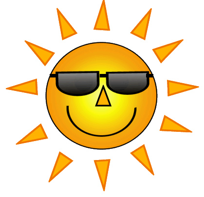 Happy Sun With Sunglasses Sun With Sunglasses Clipart1 Jpg
