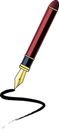 Ink Pen Clip Art Vector Free Vector Graphics   Vector Me