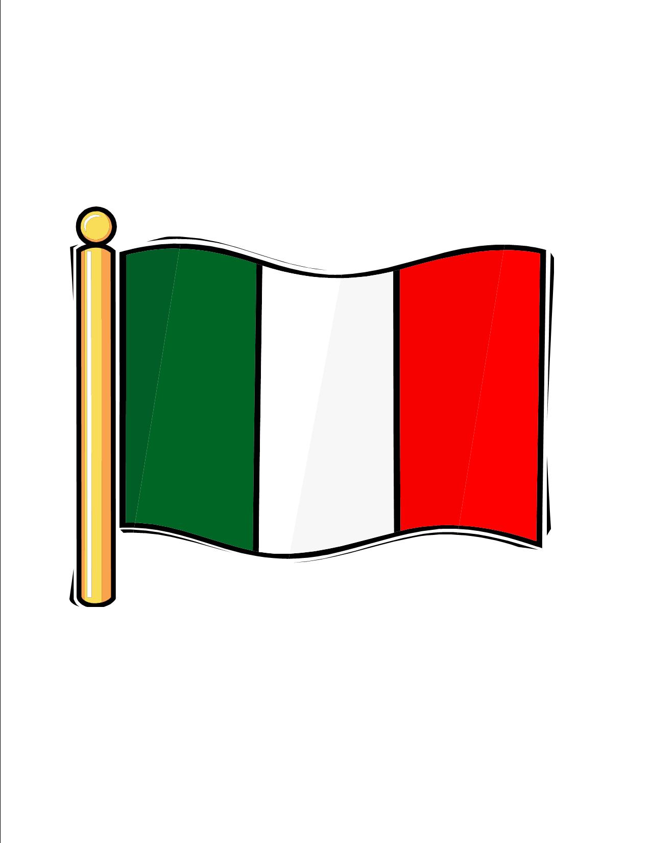 Italian Flag Images Free   Clipart Best