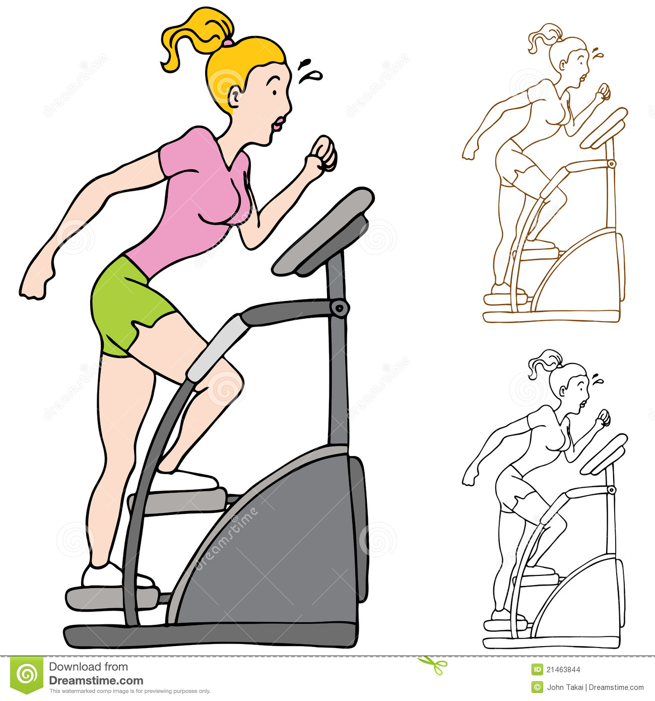 Of A Woman Exercising On A Stairclimbing Machine Mr No Pr No 2 1099 3