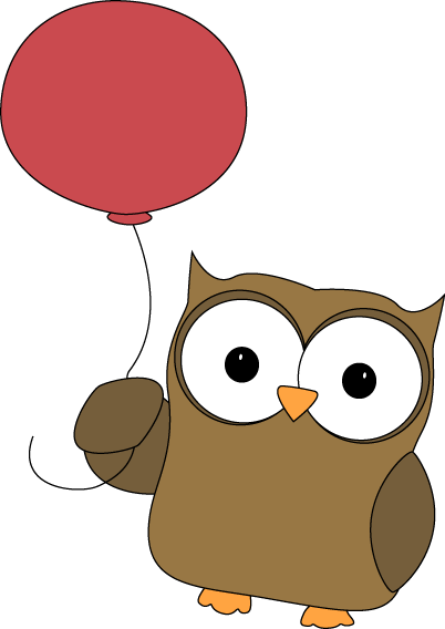 Owl Carried Away By Balloon Clip Art   Owl Carried Away By Balloon    