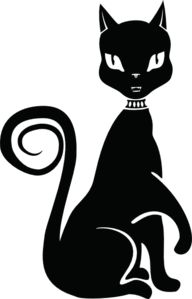 Pet Black Cat Clip Art   Printables   Pinterest