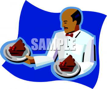 Restaurant Waiter Clipart   Free Clip Art Images