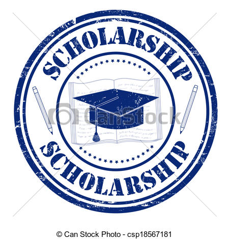 Scholarship Clipart Scholarship Stamp Stock