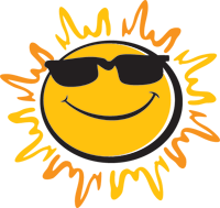 Smiling Sun With Sunglasses Clipart   Clipart Panda   Free Clipart