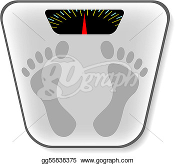 Stock Illustration   Analog Bathroom Scale  This Image Is A Vector