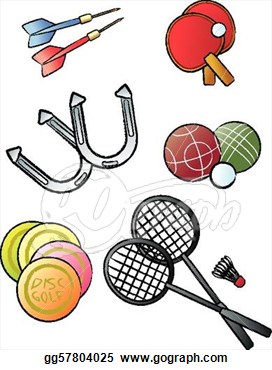 Vector Illustration   Leisure Games  Eps Clipart Gg57804025   Gograph