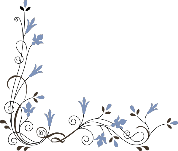 20 Flowers Corner Borders Free Cliparts That You Can Download To You