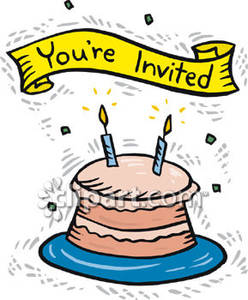 Banner That Says  You Re Invited    Royalty Free Clipart Picture