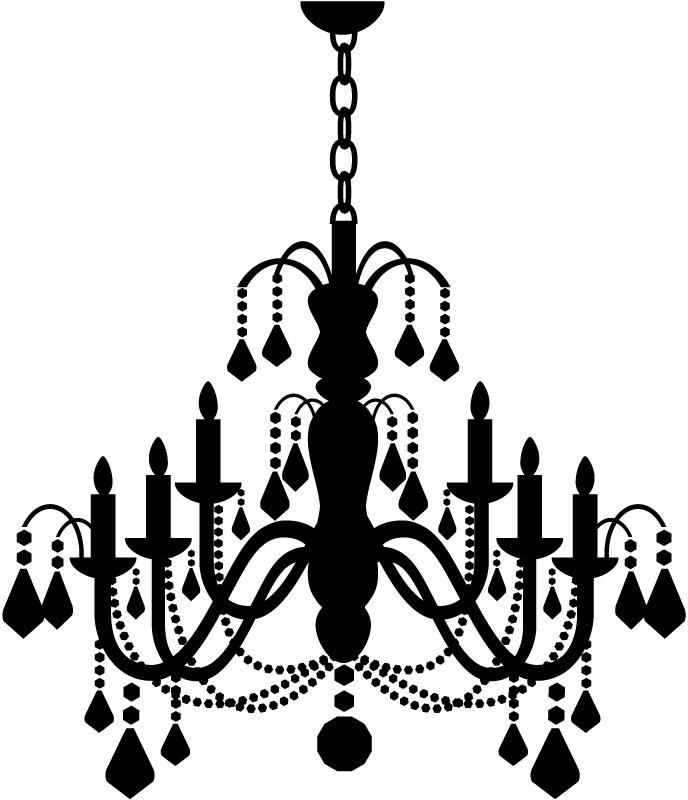 Candle Chandelier Wall Stickers Wall Art Decal Transfers   Ebay