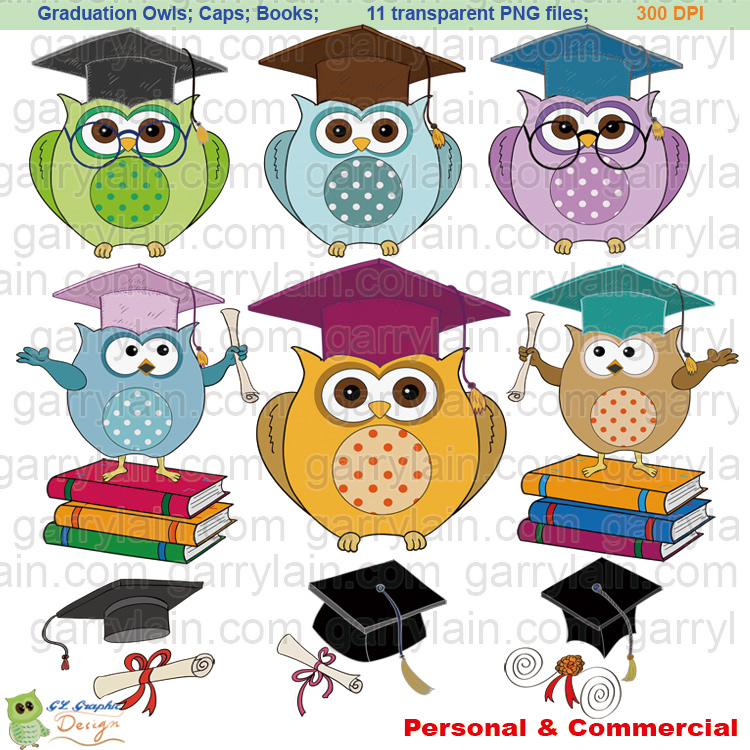 Clipart Owl Graduate Clip Art Cap Ce      Graduation Clipart Owl