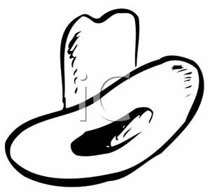 Farmer Hat Clipart Black And White A Cowboy Hat 110214 215234 159009    