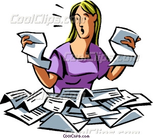Overwhelmed Clipart Business Woman Is Overwhelmed